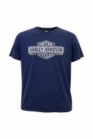 HARLEY DAVIDSON GRAPHIC TEE NAVY MENS PRE OWNED XL