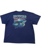 HARLEY DAVIDSON GRAPHIC TEE NAVY MENS PRE OWNED XL