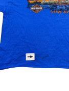 HARLEY DAVIDSON GRAPHIC TEE RETRO BLUE MENS PRE OWNED M