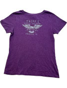 HARLEY DAVIDSON GRAPHIC TEE RETRO PURPLE WOMEN PRE OWNED M