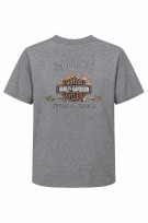 HARLEY DAVIDSON GRAPHIC TEE VINTAGE ΓΚΡΙ ΑΝΤΡΙΚΟ PRE OWNED L