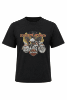 1990s HARLEY DAVIDSON T SHIRT VINTAGE NERO UOMO PRE OWNED XL