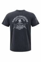 HARLEY DAVIDSON GRAPHIC TEE WASHED BLACK ΑΝΤΡΙΚΟ PRE OWNED M