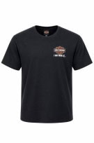 HARLEY DAVIDSON GRA﻿PHIC TEE BLACK ΑΝΤΡΙΚΟ PRE OWNED L/XL
