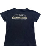 HARLEY DAVIDSON ΓΥΝΑΙΚΕΙΟ GRAPHIC TEE ΜΑΥΡΟ PRE OWNED XS