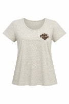 HARLEY DAVIDSON T SHIRT MINIMAL OFF WHITE DONNA PRE OWNED M