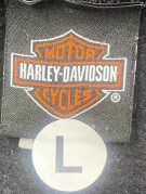 HARLEY DAVIDSON HOODIE GRAPHIC BLACK MENS PRE OWNED L