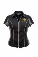 HARLEY DAVIDSON ΚΟΝΤΟΜΑΝΙΚΟ ZIP ΠΟΥΚΑΜΙΣΟ RACING ΜΑΥΡΟ ΓΚΡΙ ΓΥΝΑΙΚΕΙΟ PRE OWNED M