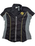 HARLEY DAVIDSON ΚΟΝΤΟΜΑΝΙΚΟ ZIP ΠΟΥΚΑΜΙΣΟ RACING ΜΑΥΡΟ ΓΚΡΙ ΓΥΝΑΙΚΕΙΟ PRE OWNED M