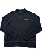 HARLEY DAVIDSON QUARTER ZIP SWEATER CLASSIC BLACK MEN PRE OWNED XL