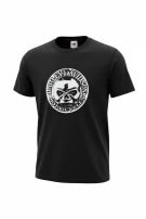 HARLEY DAVIDSON T SHIRT GRAPHIC BLACK MENS PRE OWNED S