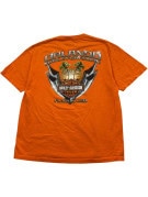 HARLEY DAVIDSON T SHIRT GRAPHIC ΠΟΡΤΟΚΑΛΙ ΑΝΤΡΙΚΟ PRE OWNED L