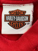 HARLEY-DAVIDSON T-SHIRT ΜΕ ΜΕΓΑΛΟ ΛΟΓΟΤΥΠΟ ΚΟΚΚΙΝΟ UNISEX S