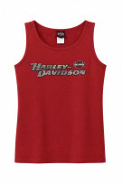 HARLEY DAVIDSON TANK TOP GRAPHIC RED ΑΝΤΡΙΚΟ PRE OWNED M