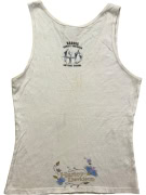 HARLEY-DAVIDSON Tank Top Monogram Logo Floral Cream WOMEN'S S