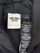 HARLEY DAVIDSON ZIP HOODIE STREETWEAR BLACK WOMEN PRE OWNED M