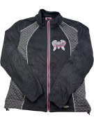 HARLEY DAVIDSON GIACCA ZIP EMBROIDERED NERA DONNA PRE OWNED L