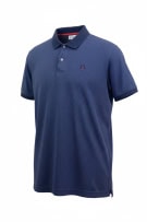 HARMONT & BLAINE JEANS CASUAL MICRO-PATTERN POLO SHIRT BLUE UNISEX XL