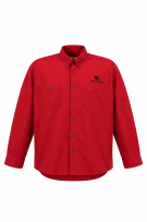 CHASE AUTHENTICS CAMICIA MINIMAL ROSSO UOMO PRE OWNED XL
