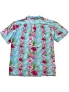 HAWAII HANGOVER ΠΟΥΚΑΜΙΣΟ TROPICAL FLORAL ΜΠΛΕ ΓΥΝΑΙΚΕΙΟ PRE OWNED L
