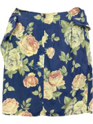 HENRY COTTON\'S GONNA A PORTAFOGLIO FLOREALE BLU DONNA S