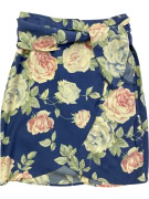 HENRY COTTON\'S GONNA A PORTAFOGLIO FLOREALE BLU DONNA S