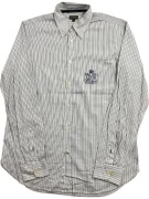 HENRY COTTON'S Striped Shirt Racing Club White-Blue Men's XL-XXL
