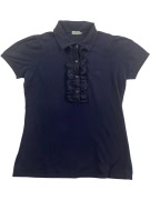 Henry Cotton’s Polo Maglia con volant navy da donna M