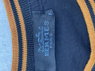 HERMES T SHIRT EMBROIDERED NAVY ΑΝΤΡΙΚΟ PRE OWNED