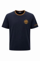 HERMES T SHIRT EMBROIDERED NAVY ΑΝΤΡΙΚΟ PRE OWNED