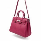HERMES ΤΣΑΝΤΑ ΧΕΙΡΟΣ ΚΛΑΣΙΚΗ ΦΟΥΞΙΑ ΓΥΝΑΙΚΕΙΟ PRE OWNED