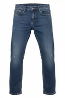 HERMES JEANS EMBROIDERED WASHED BLUE UNISEX PRE OWNED S