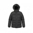 HILFIGER DENIM ΑΝΔΡΙΚΟ ΜΠΟΥΦΑΝ PUFFER ΜΕ ΚΟΥΚΟΥΛΑ ΚΑΙ ΓΟΥΝΑ ΓΚΡΙ - M