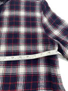HILFIGER DENIM CAMICIA A QUADRI CLASSICA NAVY DONNA PRE OWNED L