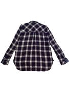 HILFIGER DENIM CAMICIA A QUADRI CLASSICA NAVY DONNA PRE OWNED L