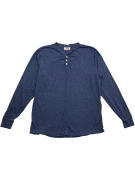 HILFIGER DENIM ΜΠΛΟΥΖΑ ΜΑΚΡΥΜΑΝΙΚΗ HENLEY VINTAGE STYLE ΜΠΛΕ ΑΝΔΡΙΚΟ L