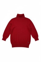 HILFIGER DENIM TURTLENECK SWEATER MINIMAL RED WOMENS PRE OWNED M