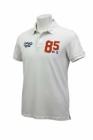 HILFIGER DENIM Polo Maglietta Vintage Logo 85 Bianca da Uomo S