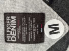HILFIGER DENIM MAGLIA RIGATA BIANCO NERO GRIGIO UOMO PRE OWNED M