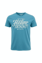 HILFIGER DENIM T-SHIRT VINTAGE STYLE ΜΕ ΤΥΠΩΜΑ ΓΑΛΑΖΙΟ ΑΝΔΡΙΚΟ MEDIUM