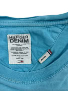 HILFIGER DENIM T-SHIRT VINTAGE STYLE ΜΕ ΤΥΠΩΜΑ ΓΑΛΑΖΙΟ ΑΝΔΡΙΚΟ MEDIUM