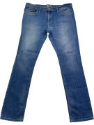 HILFIGER DENIM JEANS WASHED BLUE MEN PRE OWNED L