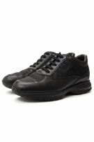 HOGAN SNEAKERS MINIMAL ΜΑΥΡΟ ΑΝΤΡΙΚΟ PRE OWNED EU 39