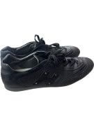HOGAN SNEAKERS MINIMAL BLACK UNISEX PRE OWNED EU40