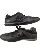 HOGAN SNEAKERS MINIMAL BLACK UNISEX PRE OWNED EU40