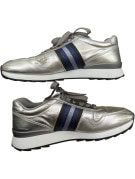 HOGAN SNEAKERS RETRO SILVER UNISEX PRE OWNED EU38