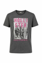 HOLISTER GRAPHIC TEE RETRO CHARCOAL ΑΝΤΡΙΚΟ PRE OWNED S