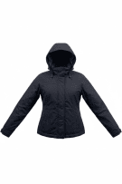 Hollister California All-Weather Μπουφάν Hooded Casual Μαύρο Γυναικείο M