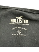 HOLLISTER Crop Top Casual Draped Μαύρο Γυναικείο XL