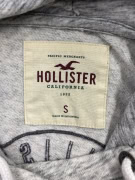HOLLISTER Φούτερ Hoodie Casual Logo Γκρι Γυναικείο S